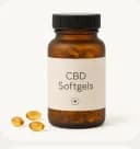 Bočica s CBD mekim kapsulama